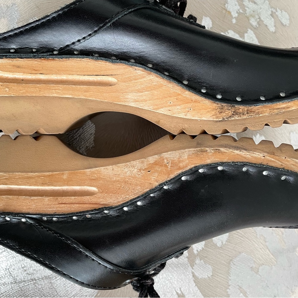 Troentorp black clogs size 38